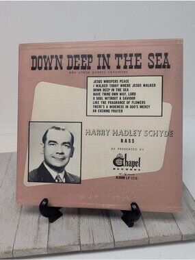 Harry Hadley Schyde Bass Down Deep In The Sea Chapel Records 10" Red LP 1210